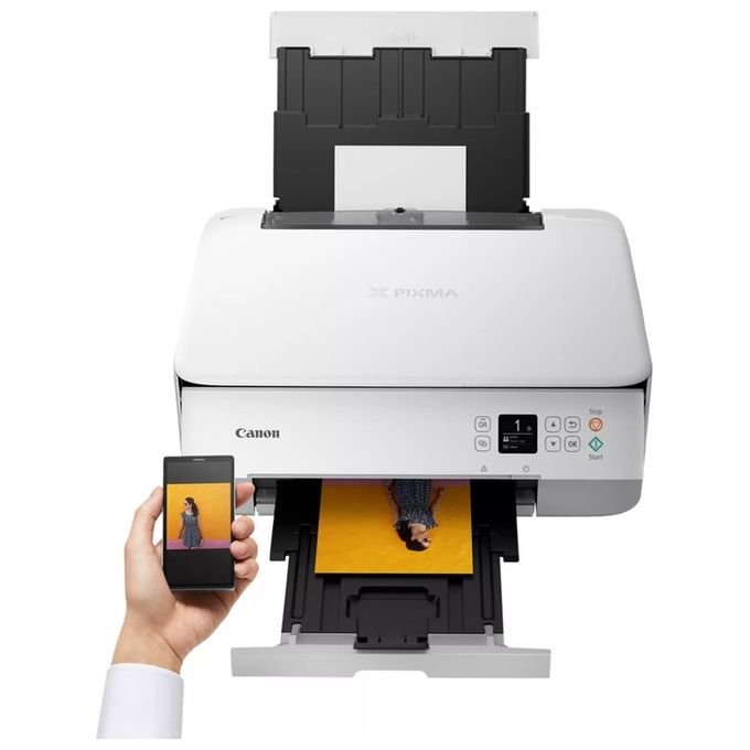 Canon TS5351I PIXMA Stampante Multifunzione Inkjet A4 4800x1200 DPI Wi-Fi Fronte-Retro 13 ipm colore Bianco