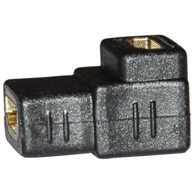 Link adattatore hdmi femmina-femmina 90°