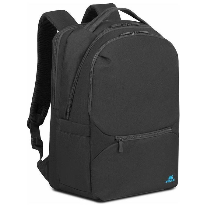 Rivacase 7764 BLACK 5516 Zaino City Backpack per Laptop fino a 15,6'' con Scomparto Imbottito e Tasche Organizzative colore Nero