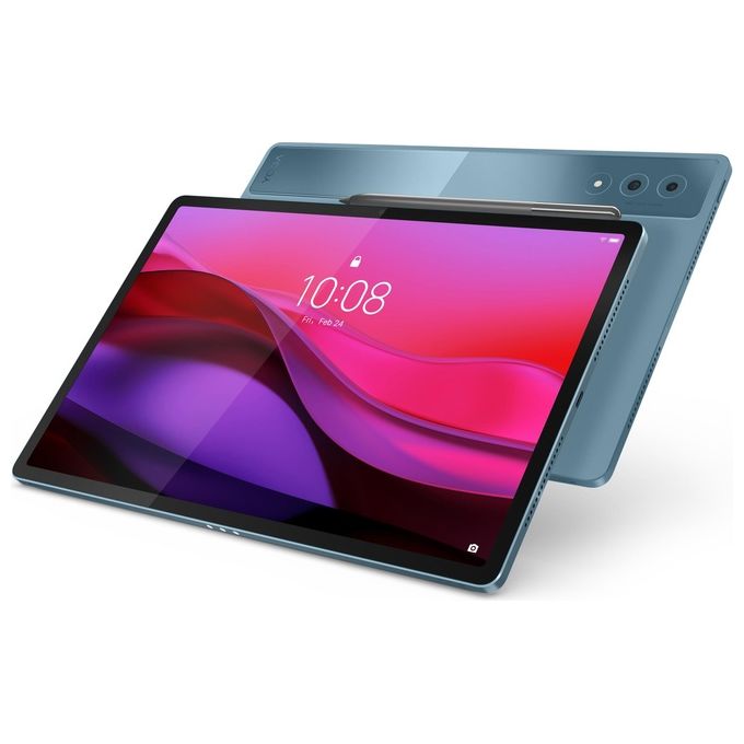 Lenovo ZAEG0015IT Yoga Tab Plus Tablet Android 12.7'' 3K Snapdragon 8 Gen 3 16 GB RAM 256 GB Wi-Fi 7 Android 14 Tastiera e Pennino inclusi colore Tidal Teal