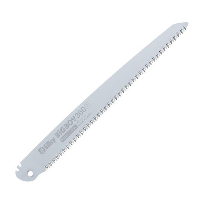 Silky 355-36 BigBoy 360-7 Lama di Ricambio per Sega Pieghevole 360 mm Acciaio SK-4 Large Teeth colore Argento