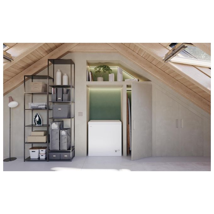 Candy CCHH200E Artico Congelatore a Pozzetto 196 L 84,5 cm Classe E 39 dB Funzione Artico Connesso colore Bianco