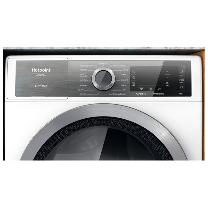 Hotpoint Gentle Power H7 99 GPOWER IT Lavatrice Caricamento frontale 9 kg 1400 Giri-min Classe A Bianco