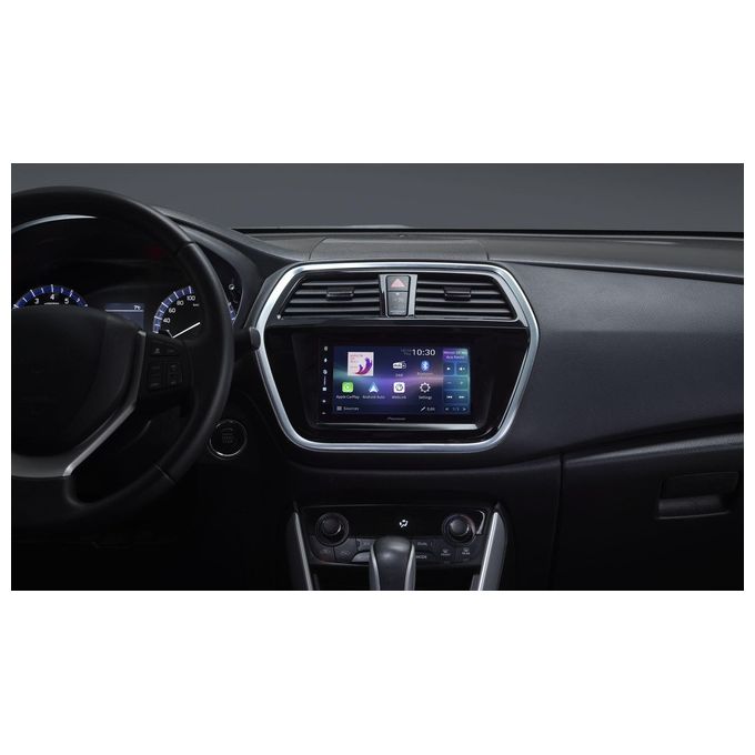 Pioneer SPH-DA77DAB Ricevitore multimediale per auto 2 DIN touch screen 6,8'' DAB+ FLAC Wi-Fi Bluetooth Apple CarPlay Android Auto colore Nero