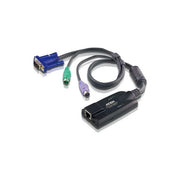 ATEN KA7520-AX Adattatore KVM PS-2 VGA con Connettori PS-2 e VGA e Porta RJ-45 colore Multicolore