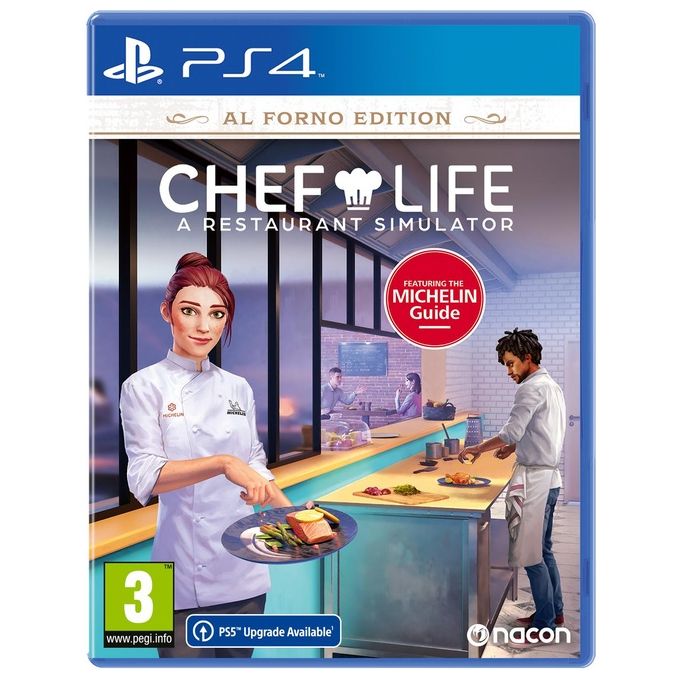 Nacon PS4CHEFSLIFESPIT Chef Life Al Forno Edition Videogioco PS4 Simulazione Ristorante Multilingua PEGI 3