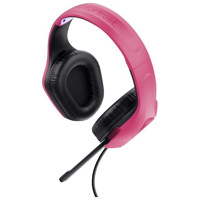 Trust GXT 415P Zirox Cuffie da Gaming Leggere Rosa