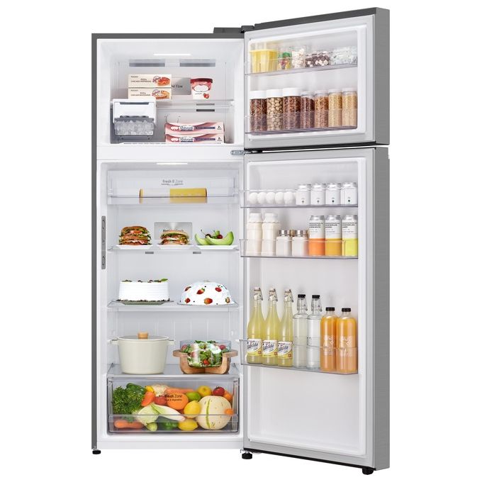LG GTBV44PYBKD Frigorifero Doppia Porta 461 L 184.5 cm Classe E 35 dB Wi-Fi Door Cooling Linear Cooling No Frost Display LED (184.5x70x72.5 cm) colore Argento