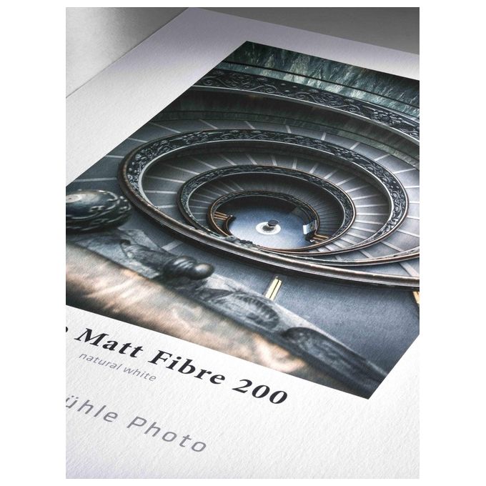 Hahnemuhle Carta Fotografica Matt Fibre A4 Bianco Caldo 200g-m² 25 Fogli