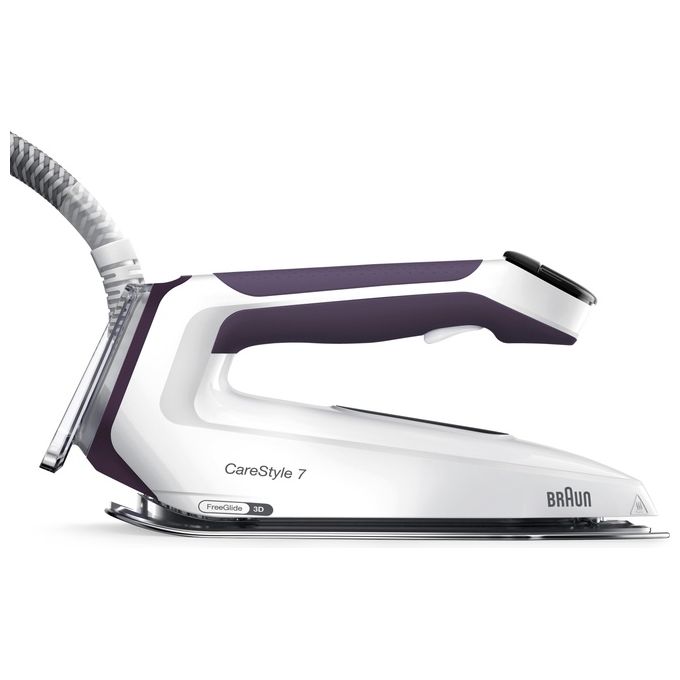 Braun IS7266VI CareStyle 7 Ferro da Stiro con Caldaia 2700 W 7,5 bar 2 L Piastra EloxalPlus FreeGlide 3D colore Viola