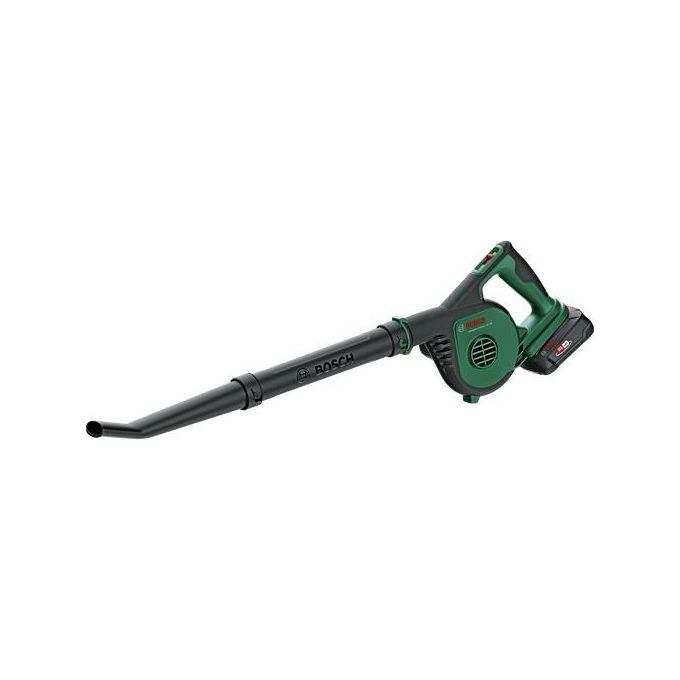 Bosch 06008A0600 UniversalLeafBlower 18V-130 Soffiatore portatile a Batteria Ioni di Litio 2 velocita' 185-245 km-h colore Verde