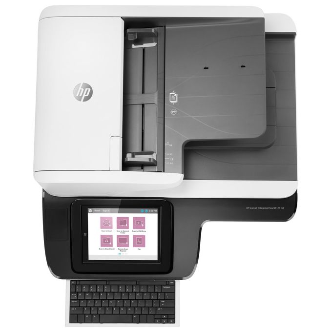 HP Scanjet Enterprise Flow N9120 fn2 600x600 Dpi Flatbed and ADF Scanner Nero-Bianco A3