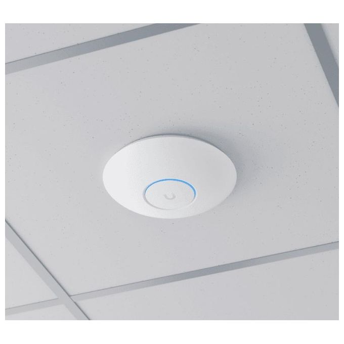 Ubiquiti U7-PRO Access Point WiFi 7 Tri-Band 2.4 5 6 GHz 5800 Mbit-s MU-MIMO PoE 140 m² colore Bianco
