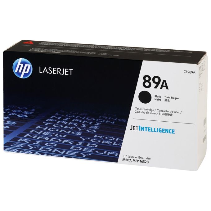 HP CF289A Toner Originale LaserJet Enterprise M507 MFP M528 5000 pagine colore Nero