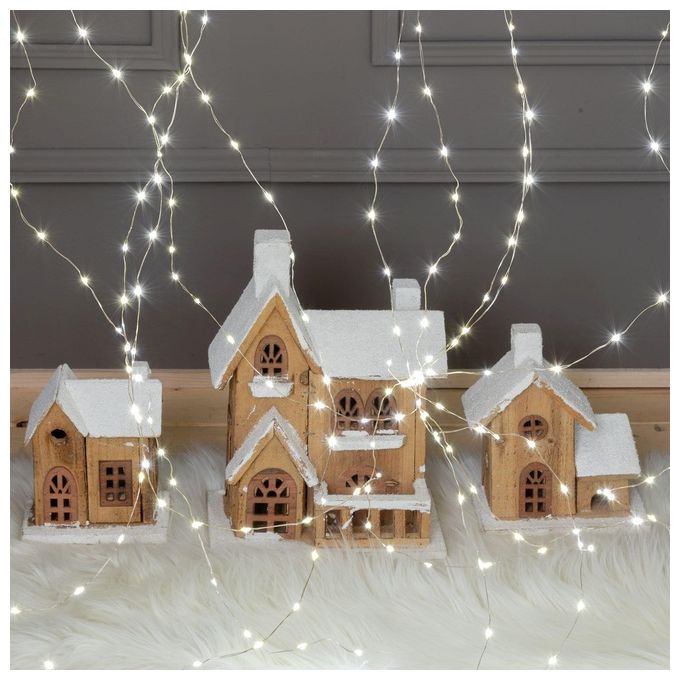 Lotti 48751 Ghirlanda di luci decorative 600 LED 6 W effetto scintillante colore Bianco Freddo