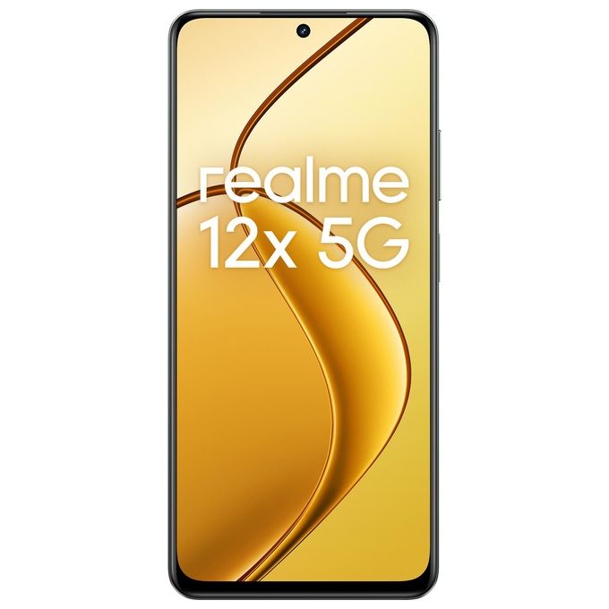 Realme RMX3997 12x Smartphone 5G 6 GB RAM 128 GB 6,67'' FHD+ 120 Hz Batteria 5000 mAh colore Glowing Black