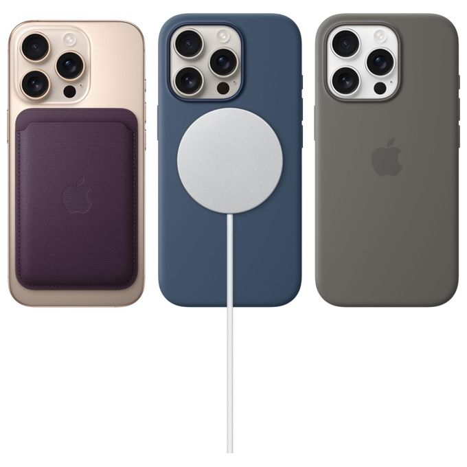 Apple MYWY3QN-A iPhone 16 Pro Max Smartphone 5G 256GB Display 6.9'' OLED 120Hz Chip A18 Pro iOS 18 colore Titanio
