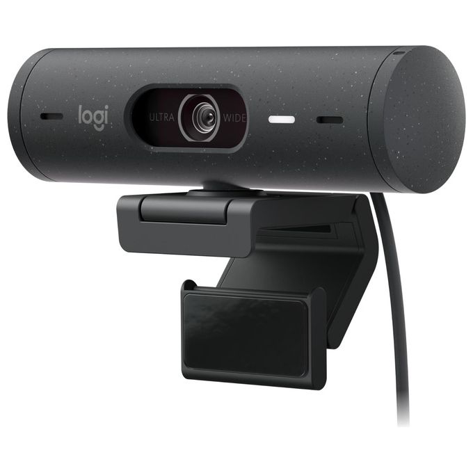 Logitech 960-001459 Brio 505 Webcam 4 MP 1920 x 1080 Pixel USB 60 fps Otturatore Privacy colore Grafite