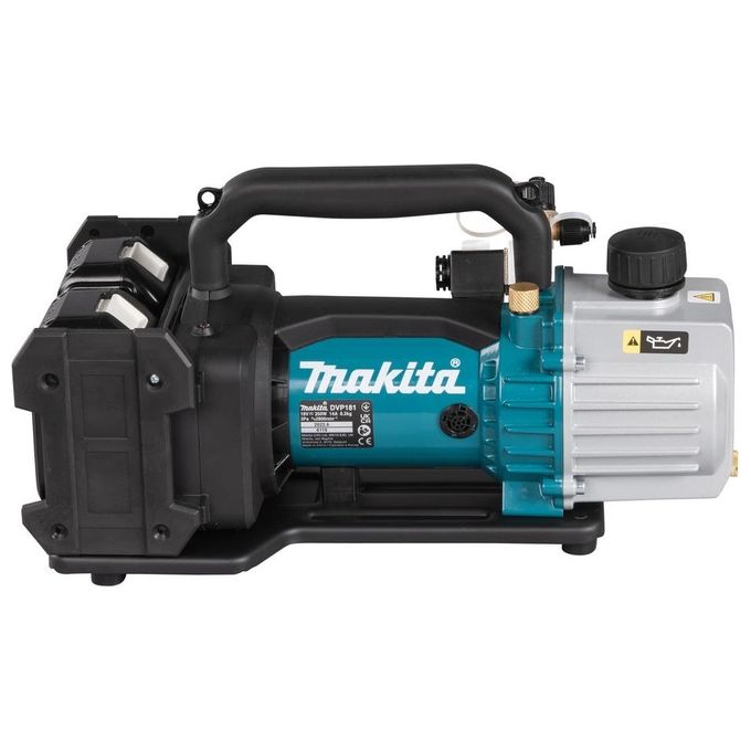 Makita DVP181ZK Pompa per vuoto a batteria 18V 2x18V 113 l-min 3 Pa serbatoio 300 ml colore Nero