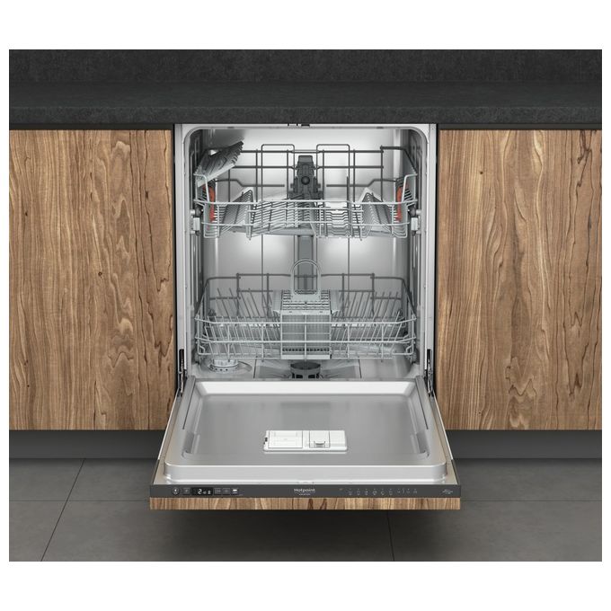 Hotpoint H2I HD526 AS Lavastoviglie a Scomparsa Totale 14 coperti Classe E 9 Programmi 46 dB (82x59,8x55,5 cm) colore Bianco
