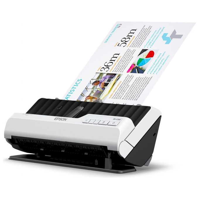 Epson B11B272401 DS-C330 Scanner con ADF + alimentatore di fogli 600 x 600 DPI A4 colore Nero Bianco