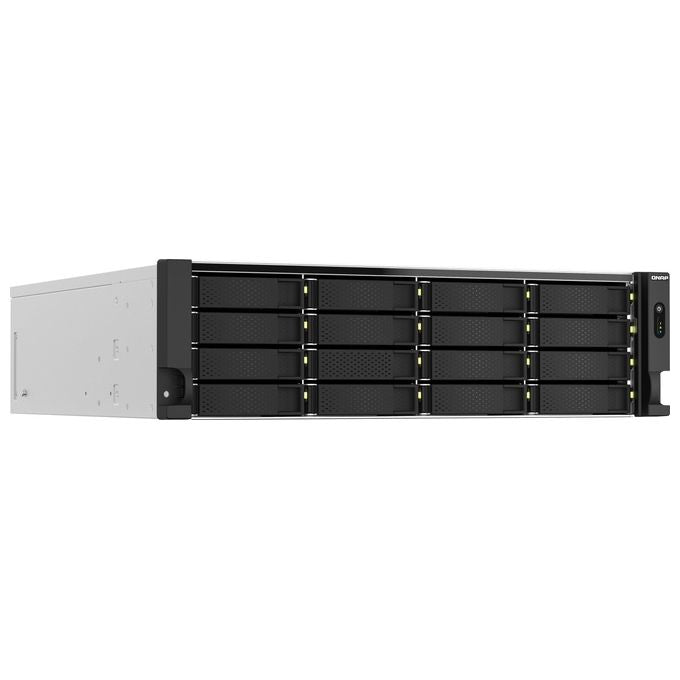 QNAP TS-H2287XU-RP-E2336-32G TS-h2287XU-RP NAS 22 alloggiamenti Intel Xeon E-2336 32 GB DDR4 QuTS hero colore Nero Bianco