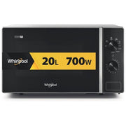 Whirlpool MWP 103 SB Forno a Microonde con Grill al Quarzo 20 L 700 W 5 livelli di potenza colore Nero Argento