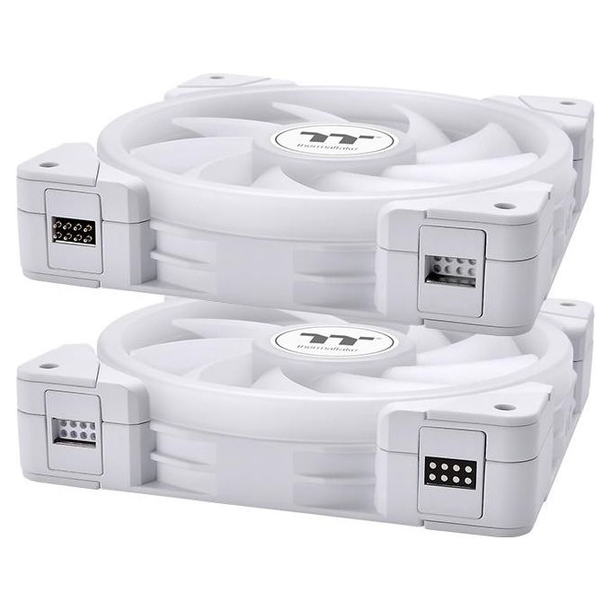 Thermaltake CL-F170-PL14SW-A SWAFAN EX14 ARGB Ventola di raffreddamento per PC 3 Fan Pack 16,8M colori personalizzabili sotto 23 dB colore Bianco