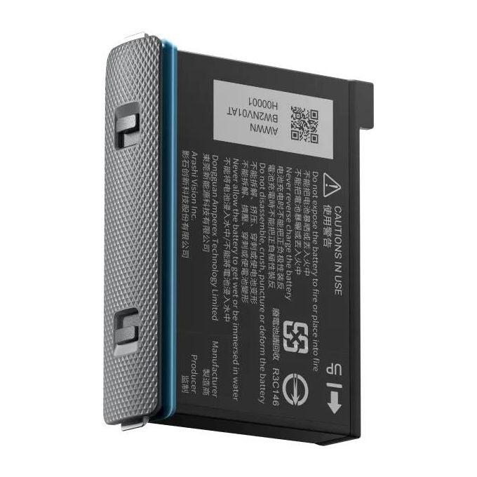 Insta360 CINAQBT-A Batteria per fotocamera 1800 mAh per Insta360 X3 colore Nero