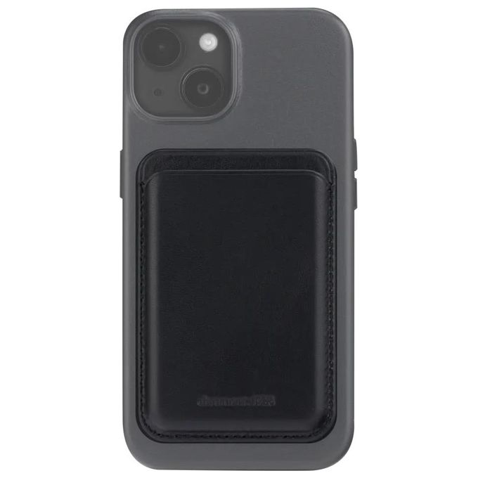 Dbramante1928 ROCCGTBL1894 Roskilde CC Wallet Portafoglio MagSafe Pelle Pieno Fiore fino a 3 carte colore Nero