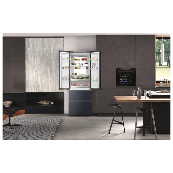 Haier HFW7720ENMB FD 70 Serie 7 Frigorifero Multidoor 477 L 200,6 cm Classe E 37 dB No Frost Wi-Fi MyZone Humidity Zone colore Nero