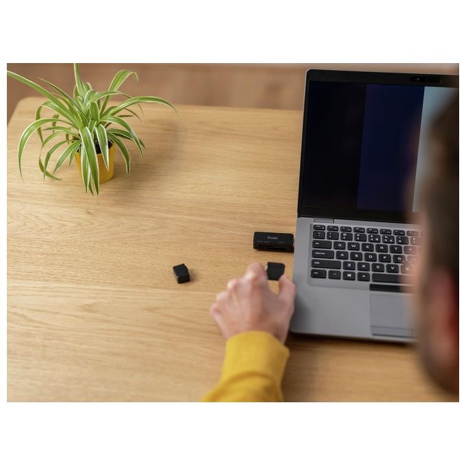 Trust Nanga Lettore Usb 3.1 di Scheda ad Alta Velocita' Nero