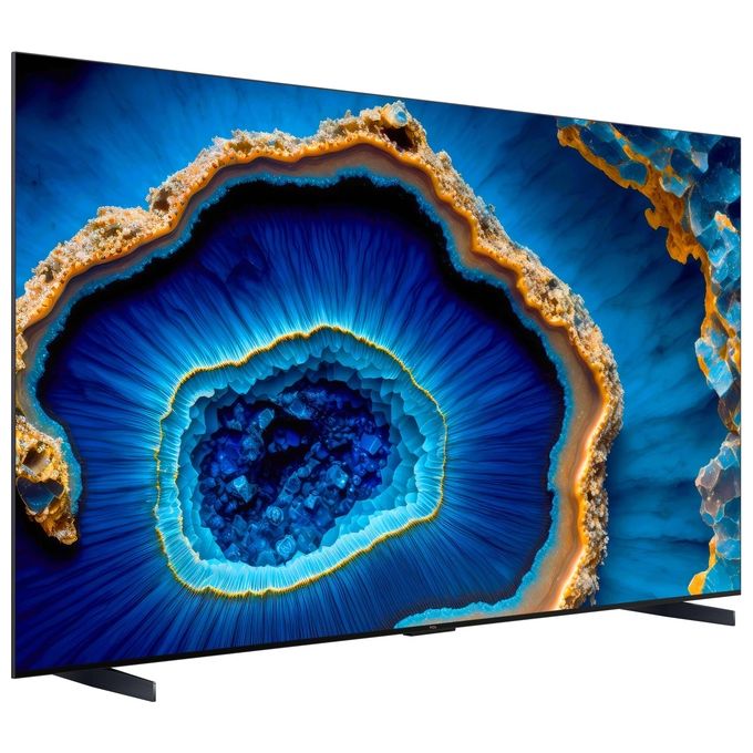 TCL 98C805 C805 Smart TV 98'' Mini LED QLED 4K 144Hz Google TV Dolby Vision IQ HDR10+ colore Nero