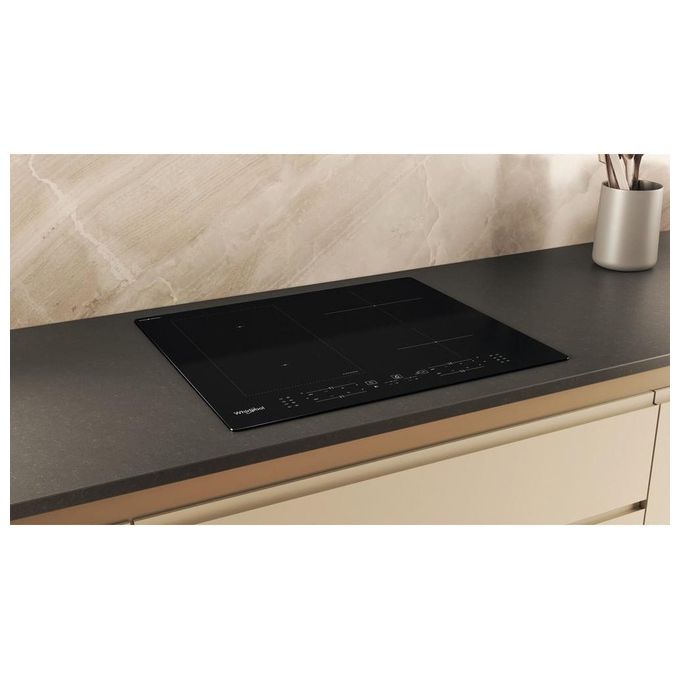 Whirlpool WL B4060 CPNE Piano cottura induzione 59 cm 4 zone FlexiCook CleanProtect 6° Senso 7200 W colore Nero
