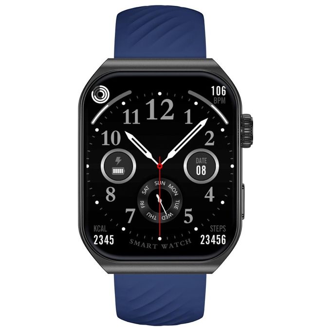 Trevi CALL T-FIT 400 C Smartwatch con Funzione Chiamata Display AMOLED Curvo 1.96'' Touch Screen Always On IP67 Resistente all'Acqua Nero