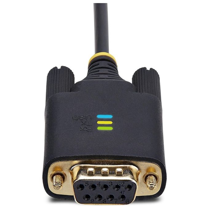 StarTech.com 1P3FFCNB-USB-SERIAL Cavo Seriale Nero 1mt USB tipo A DB-9