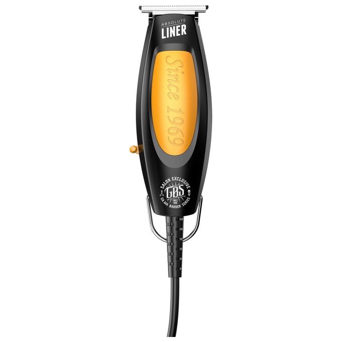 Ga.ma SMB5026 Barber Series Regolabarba T Blade lama inox 35mm 3 regolazioni 0.3 2.3 3.5mm cavo 2.5m colore Nero