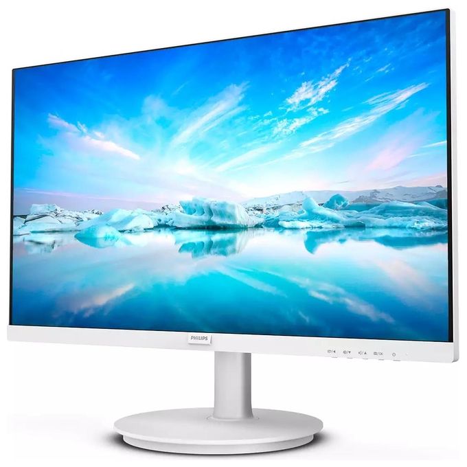 Philips 241V8AW V Line Monitor PC 23.8'' IPS FHD 1920x1080 100Hz 4ms Adaptive Sync Altoparlanti colore Bianco