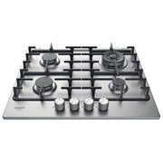 Hotpoint PPH 60G D-IX Piano cottura a gas 60 cm 4 fuochi griglie in ghisa accensione elettronica colore Inox