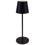 New Majestic Lampada da Tavolo Agata Nera Ricaricabile Luce Led Regolabile Waterproof