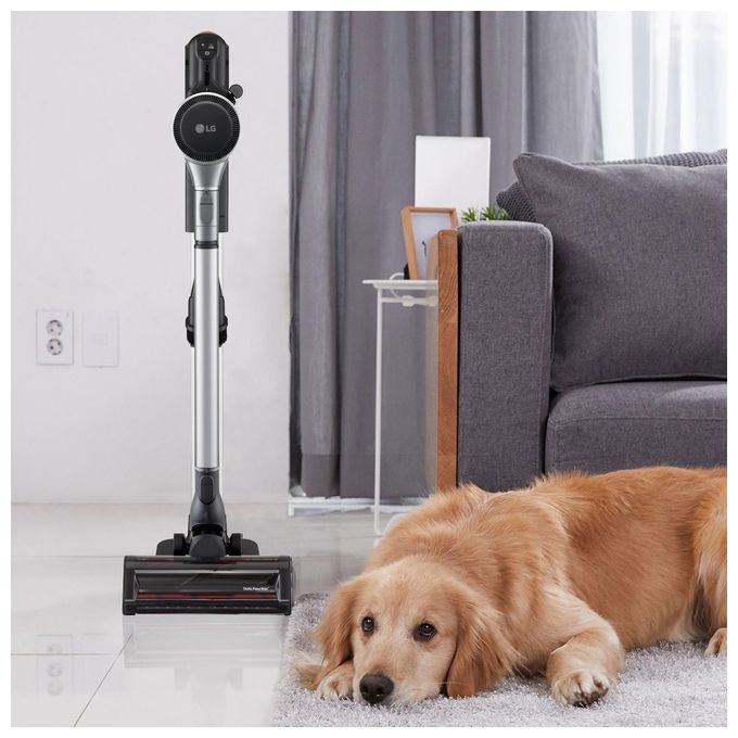 LG A9K-CORE3S CordZero Aspirapolvere a bastone senza fili Kompressor 1,05 L 260 W 120 min 83 dB Wi-Fi colore Argento