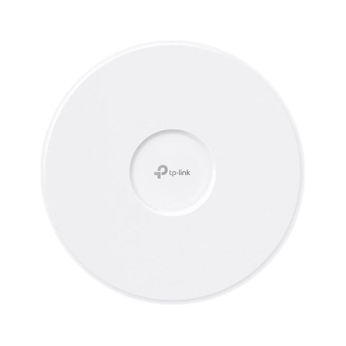 TP-Link EAP783 Omada Access Point Wi-Fi 7 Tri-Band BE19000 2.4 GHz 5 GHz 6 GHz 19000 Mbit-s 2 porte 10G Ethernet PoE++ colore Bianco
