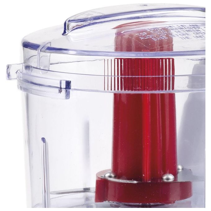 Girmi TR03 Tritatutto Orizzontale 350ml 150W Rosso-Bianco