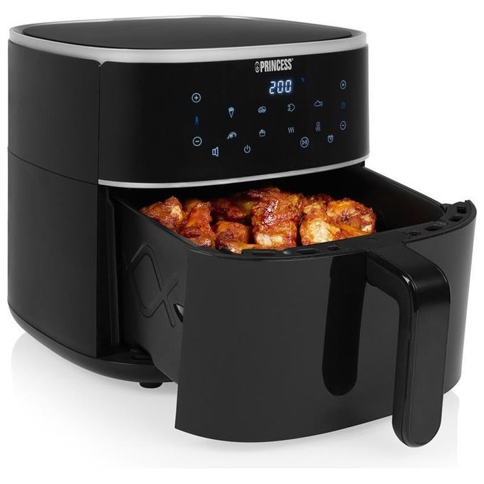 Princess 01.182244.01.001 Friggitrice ad aria 6 L 1500 W 6 programmi display LED touch colore Nero