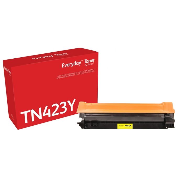 Xerox 006R04762 Everyday Toner Compatibile Brother TN-423Y Alta Capacita' 4000 pagine colore Giallo