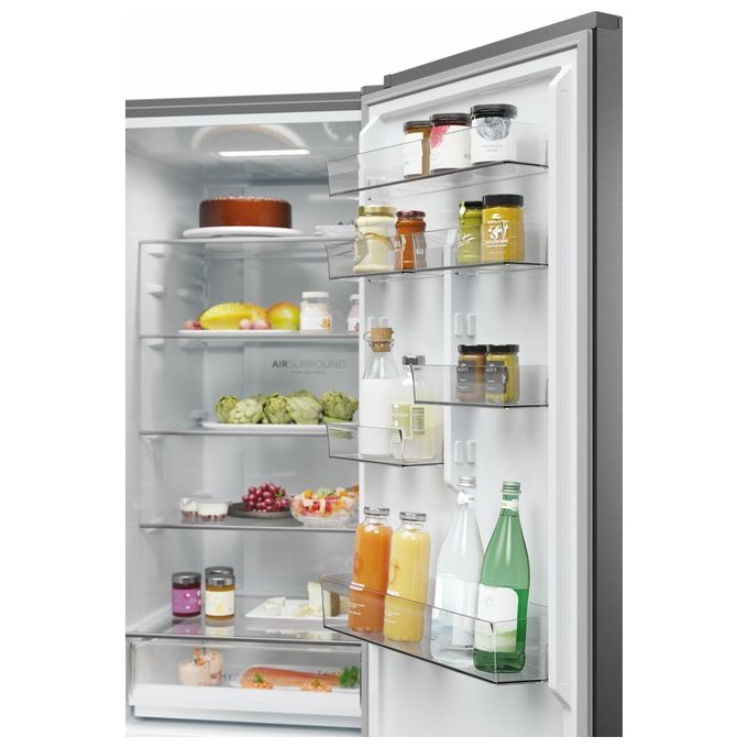 Haier HDPW3620DNPD Serie 3 PRO Frigorifero Combinato 406 L 205 cm Classe D 35 dB Total No Frost Wi-Fi colore Dark Inox