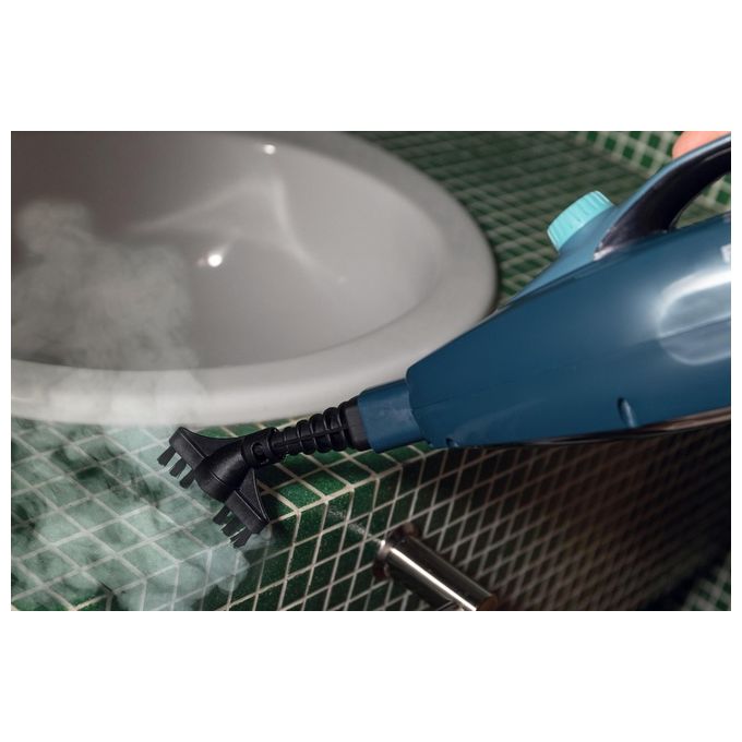 Ariete 4175-01 Steam Mop Foldable Scopa a Vapore 10 in 1 Pieghevole 1500W 0.35L autonomia 18 min colore Blu
