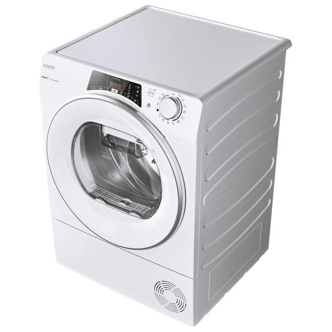 Candy ROE H8A3TSEX-S Rapidó Asciugatrice Pompa di Calore Inverter 8 Kg Classe A+++ Wi-Fi Bluetooth 69 dB (85x59x61 cm) colore Bianco