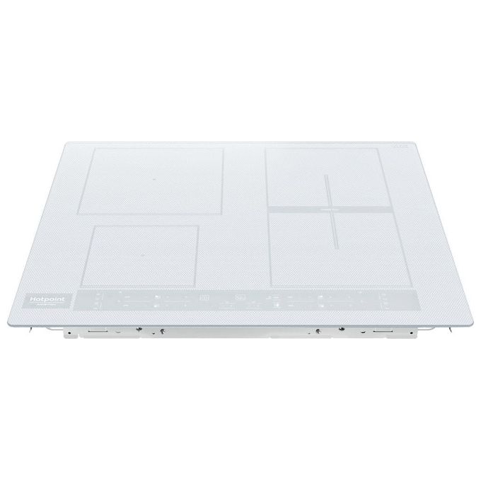 Hotpoint, Piano Cottura a Induzione HB 8460B NE-W, 59 cm, Bianco, 4 Zone, Comandi Touch