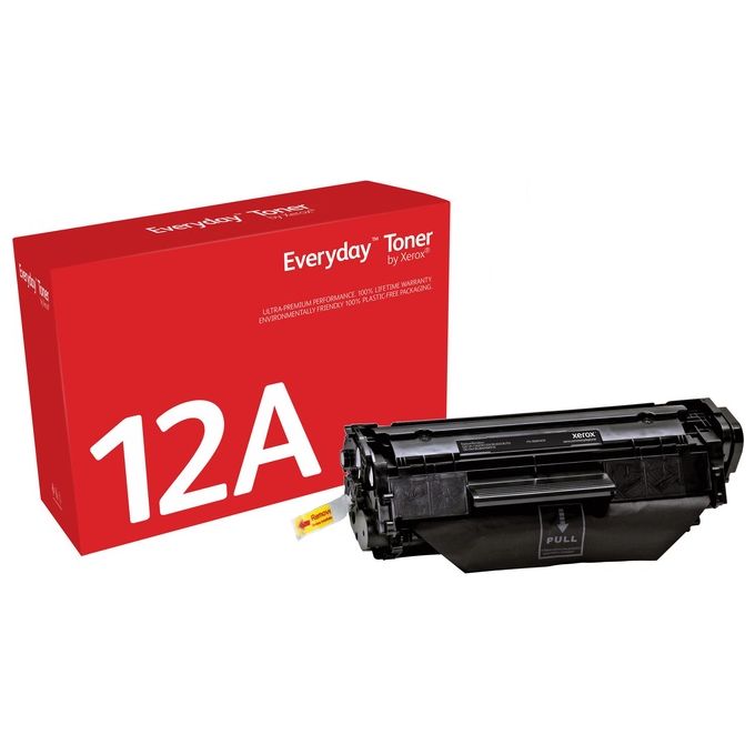 Xerox Toner Everyday Nero per HP Q2612a-Crg-104-Fx-9-Crg-103 2000 Pagine